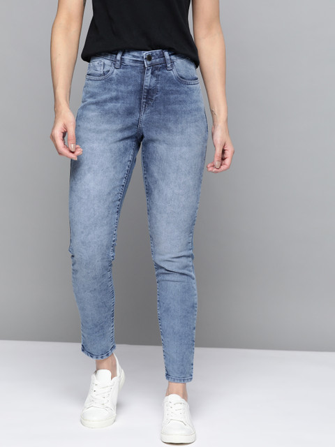 

Mast & Harbour Women Blue Skinny Fit Stretchable Jeans