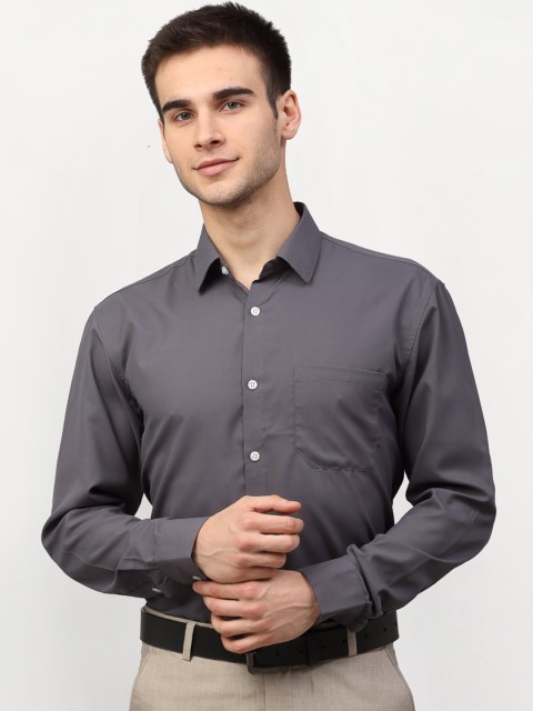 

JAINISH Men Grey Opaque Formal Shirt