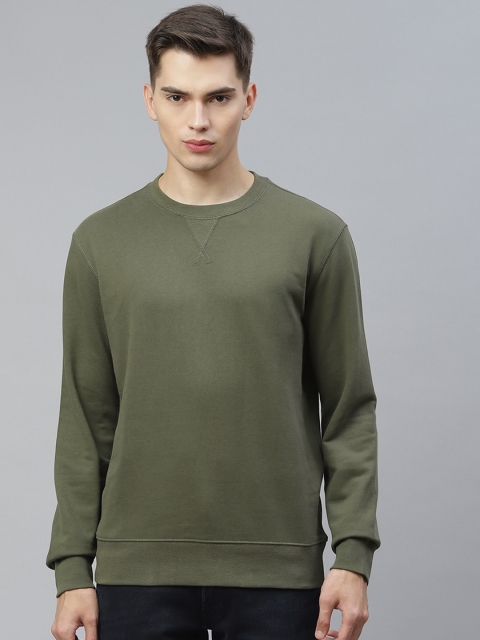 

Marks & Spencer Men Green Sweatshirt