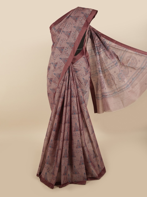 

Pothys Purple & Blue Ethnic Motifs Pure Cotton Saree