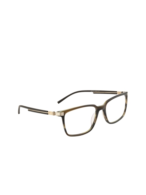 

Ted Smith Unisex Grey & Black Full Rim Wayfarer Frames