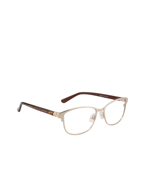 

Ted Smith Women Gold-Toned & Brown Full Rim Cateye Frames