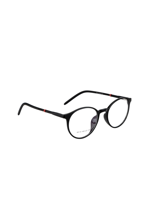 

Gold Berg Unisex Black Solid Round Frames GBL-99110_BLK