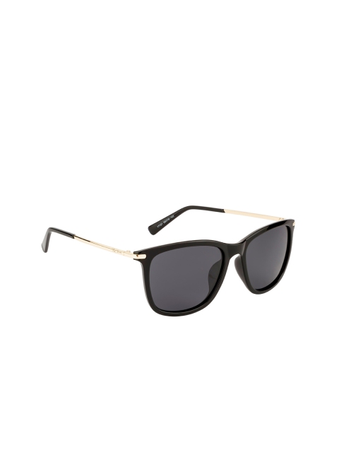 

Ted Smith Unisex Grey Full-Rim Wayfarer Sunglasses