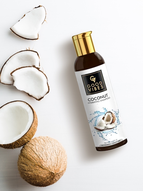 

Good Vibes Unisex Coconut Hydrating Shampoo 120 ml, Transparent