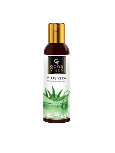 

Good Vibes Intimate Hygiene Wash - Aloe Vera (100 ml), Transparent