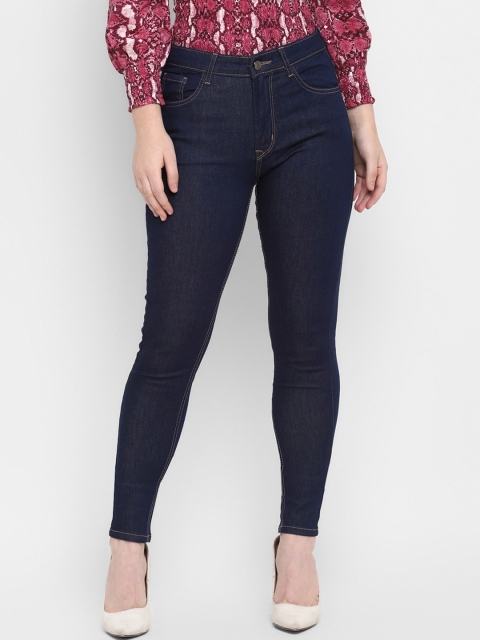 

FOSH Women Navy Blue Skinny Fit Jeans