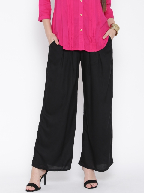 

W Black Palazzo Trousers