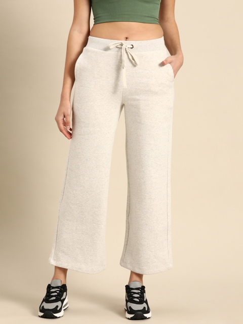 

United Colors of Benetton Women Off White Track Pants