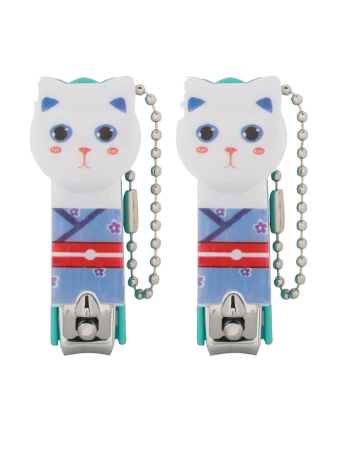 

POKORY Kids Set Of 2 Blue & White Ninja Cat Nail Cutters