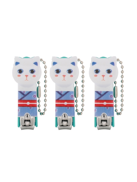 

POKORY Kids Blue & White Printed Nail Cutter Pack of 3