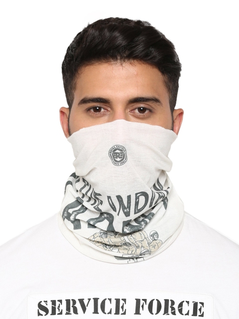 

Royal Enfield Unisex White & Grey Printed Headband