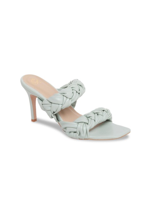 

Sole To Soul Green Braided Stiletto Pumps