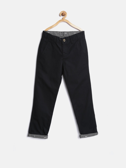 

United Colors of Benetton Boys Black Chino Trousers