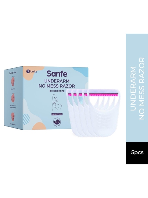 

Sanfe Women Set Of 5 Underarm No Mess Razor with Sea Daffodil, Coral