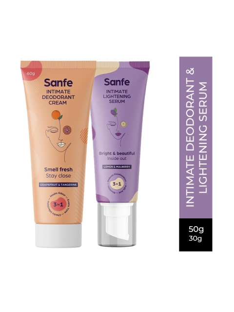 

Sanfe Intimate Lightening Serum- 50g & Deodorant Cream- 30g, Coral