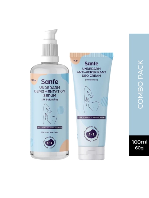 

Sanfe Underarm Lightening & Depigmentation Serum and Intimate Deodorant Cream - 30 g, Coral