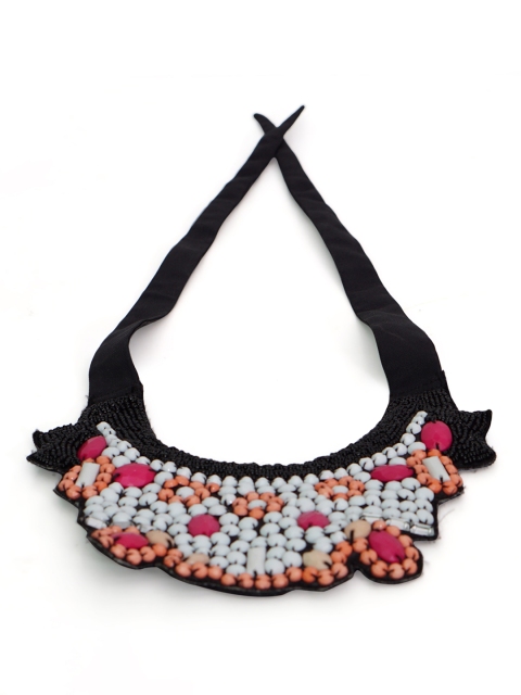 

Diwaah Women Multicoloured & White Handcrafted Necklace, Multi