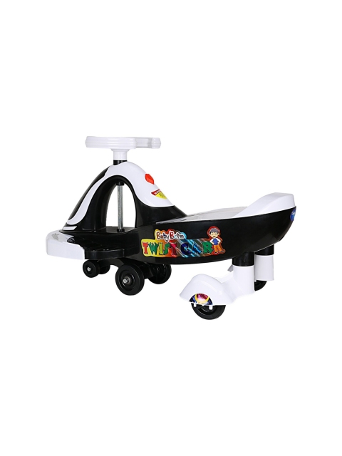 

Creature Kids Black & White Twist Ride-On Car Toy Vehicle