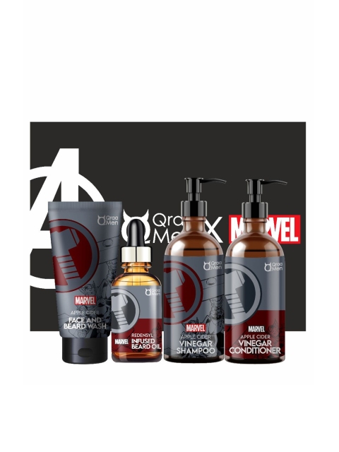 

Qraa Men Thor Apple Cider Vinegar Grooming Kit 630gm, Red