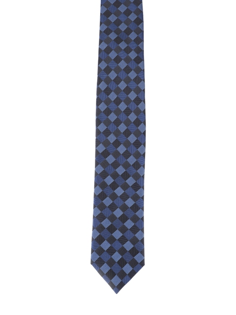 

Alvaro Castagnino Men Blue & Navy Blue Checked Skinny Tie