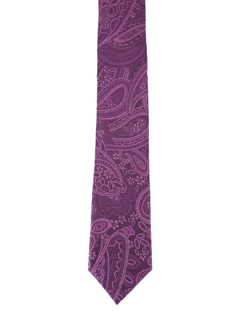 

Alvaro Castagnino Men Purple Printed Skinny Tie