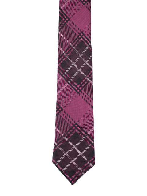 

Alvaro Castagnino Men Purple Printed Skinny Tie