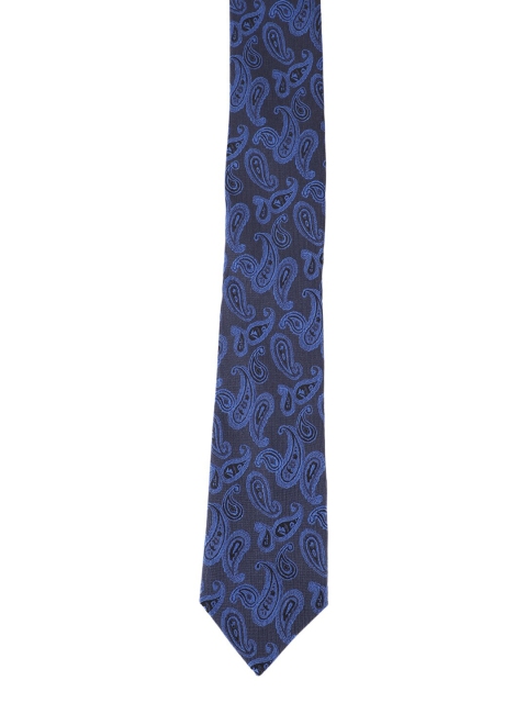 

Alvaro Castagnino Men Blue & Black Printed Skinny Tie