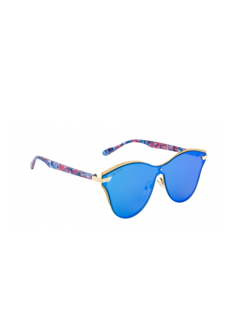 

Ted Smith Women Blue Lens & Gold-Toned Cateye Polarised Lens-TS-JP0904_C2