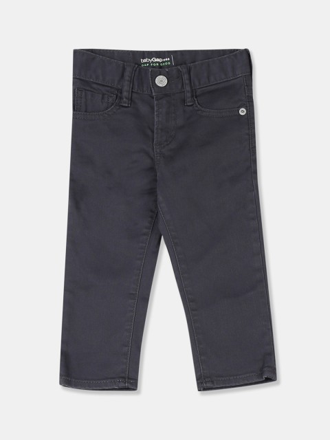 

GAP Boys Grey Solid High Stretch Slim Jeans