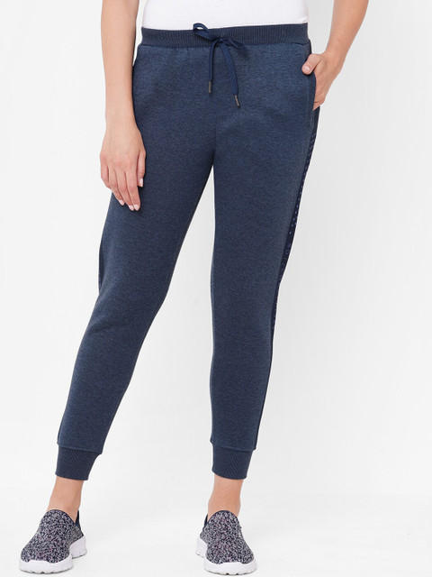 

Sweet Dreams Women Navy Blue Solid Straight-Fit Joggers