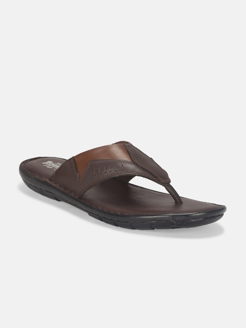 

Roadster Men Brown Leather Comfort Sandals