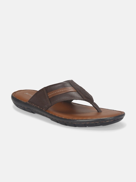 

Roadster Men Brown Leather Comfort Sandals