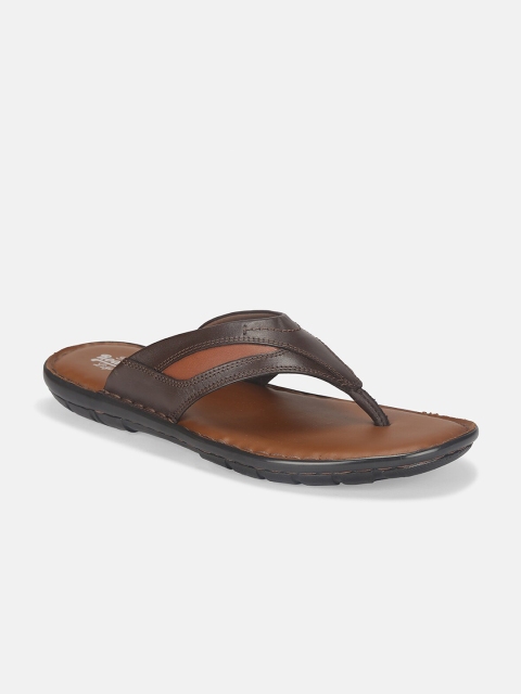 

Roadster Men Brown Leather Comfort Sandals