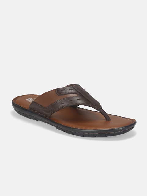 

Roadster Men Brown Leather Comfort Sandals