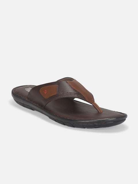 

Roadster Men Brown Leather Comfort Sandals