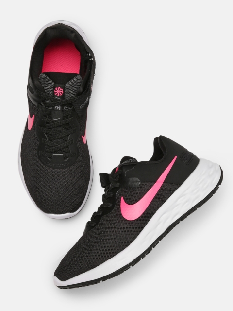 

Nike Women Black REVOLUTION 6 FLYEASE Running Shoes