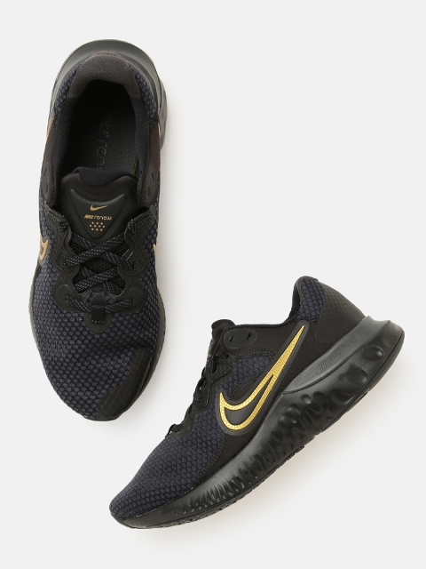 

Nike Men Black Renew Run 2 Running Shoes
