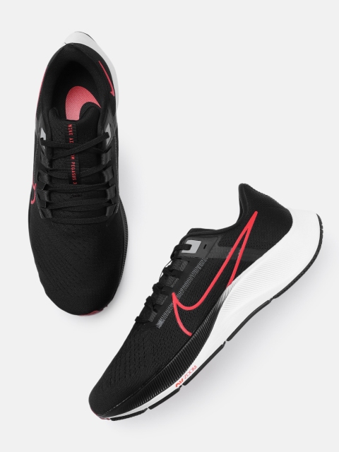 

Nike Men Black AIR ZOOM PEGASUS 38 Running Shoes