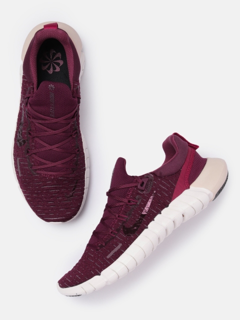 

Nike Women Red Free Run 5.0 NEXT NATURE Running Shoe