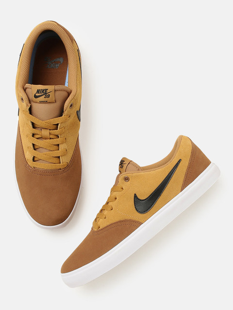

Nike Unisex Brown Suede CHECK SOLAR Skateboarding Shoes
