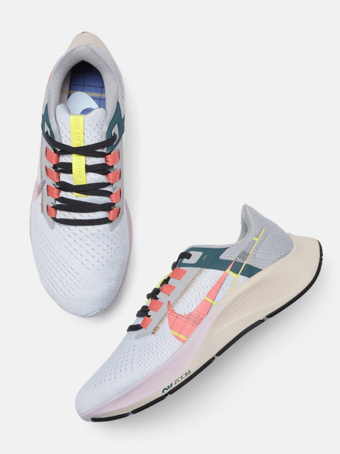 

Nike Women Light Blue & Pink Air Zoom Pegasus Running Shoes