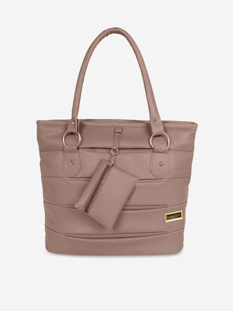 

Stropcarry Grey Structured Shoulder Bag
