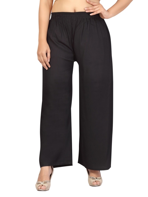 

Aarika Women Black Handloom Palazzos