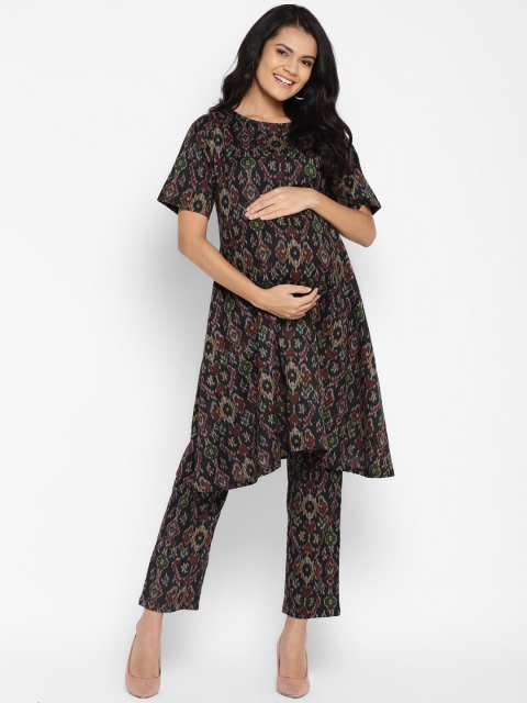 

Momsoon Maternity Women Multicoloured Printed Co-Ord Set, Multi