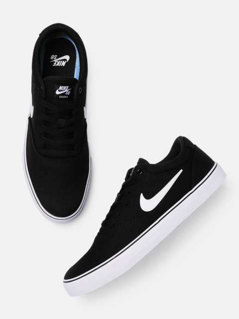 

Nike Unisex Black SB CHRON 2 CNVS Sneakers