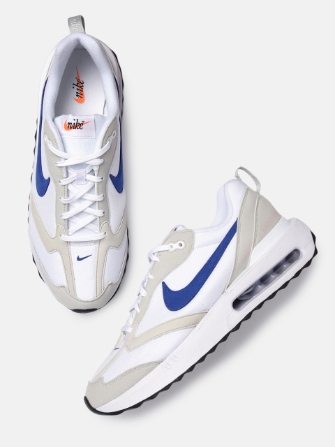 

Nike Men White & Beige AIR MAX DAWN Sneakers