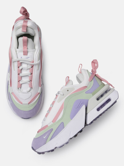 

Nike Women White & Green Air Max Furyosa Sneakers