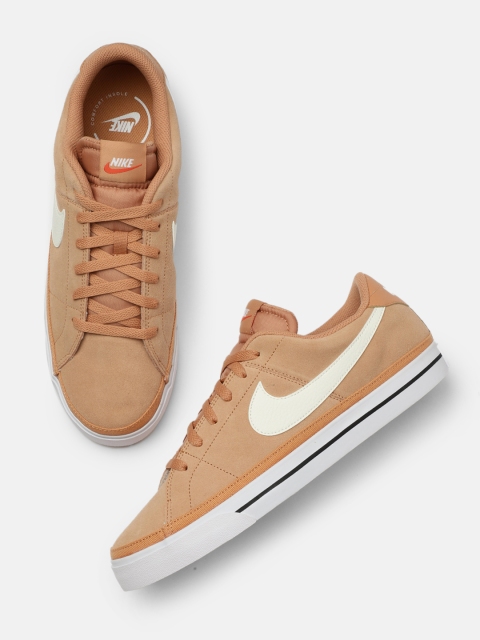 

Nike Men Brown Court Legacy Suede Sneakers