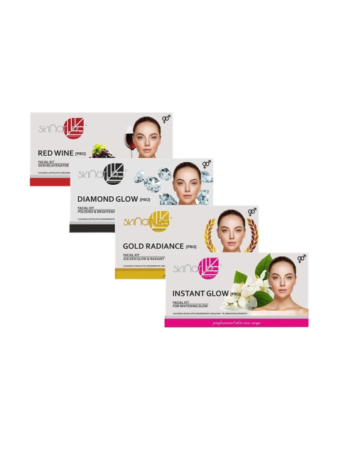

Skinatura Unisex Set of 4 Facial Kit, White